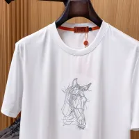 $45.00 USD Hermes T-Shirts Short Sleeved For Men #1422464
