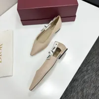 $98.00 USD Christian Dior Flat Shoes For Women #1422971