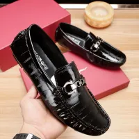 $76.00 USD Salvatore Ferragamo Leather Shoes For Men #1423111