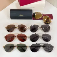 $60.00 USD Cartier AAA Quality Sunglassess #1423380