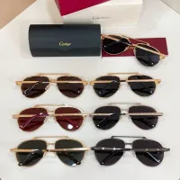 $60.00 USD Cartier AAA Quality Sunglassess #1423380