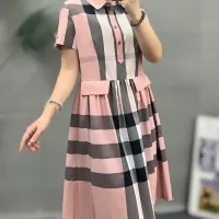 $76.00 USD Burberry Dresses Short Sleeved For Women #1423755