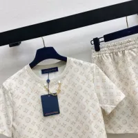 $122.00 USD Louis Vuitton LV Tracksuits Short Sleeved For Women #1427113