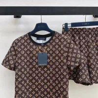 $122.00 USD Louis Vuitton LV Tracksuits Short Sleeved For Women #1427114