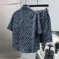 $68.00 USD Louis Vuitton LV Tracksuits Short Sleeved For Men #1427844