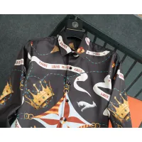 $48.00 USD Louis Vuitton LV Shirts Long Sleeved For Men #1428968