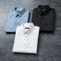 $45.00 USD Louis Vuitton LV Shirts Short Sleeved For Men #1428997