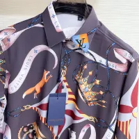 $80.00 USD Louis Vuitton LV Shirts Long Sleeved For Men #1430153