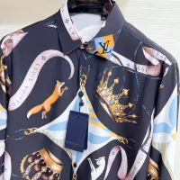 $80.00 USD Louis Vuitton LV Shirts Long Sleeved For Men #1430154