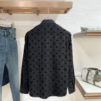 $80.00 USD Louis Vuitton LV Shirts Long Sleeved For Men #1430155