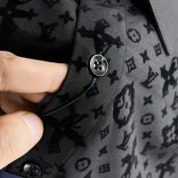 $80.00 USD Louis Vuitton LV Shirts Long Sleeved For Men #1430155