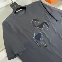$72.00 USD Hermes T-Shirts Short Sleeved For Men #1430717
