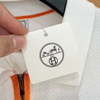 $56.00 USD Hermes T-Shirts Short Sleeved For Men #1430840