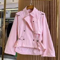 $132.00 USD Burberry Trench Coat Long Sleeved For Women #1431444
