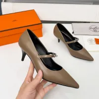 $98.00 USD Hermes High-Heeled Shoes For Women #1431679