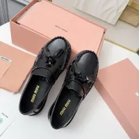 $108.00 USD MIU MIU Leather Shoes For Women #1431851