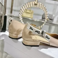 $92.00 USD Christian Dior Flat Shoes For Women #1432122