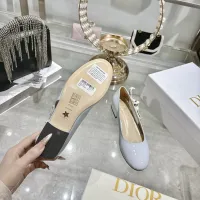 $92.00 USD Christian Dior Flat Shoes For Women #1432123