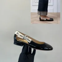 $92.00 USD Christian Dior Flat Shoes For Women #1432124