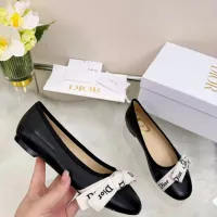 $96.00 USD Christian Dior Flat Shoes For Women #1432125