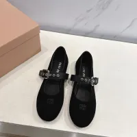 $96.00 USD MIU MIU Flat Shoes For Women #1432292