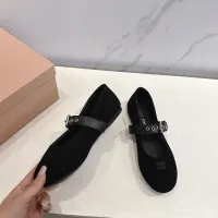 $96.00 USD MIU MIU Flat Shoes For Women #1432292