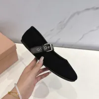$96.00 USD MIU MIU Flat Shoes For Women #1432292