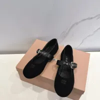 $96.00 USD MIU MIU Flat Shoes For Women #1432292
