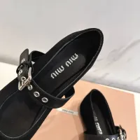 $96.00 USD MIU MIU Flat Shoes For Women #1432292