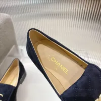 $92.00 USD Chanel Leather Shoes For Women #1432496