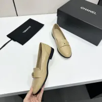 $112.00 USD Chanel Leather Shoes For Women #1432498