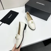 $112.00 USD Chanel Leather Shoes For Women #1432499