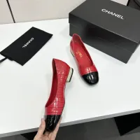 $112.00 USD Chanel Flat Shoes For Women #1432601