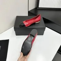$112.00 USD Chanel Flat Shoes For Women #1432601