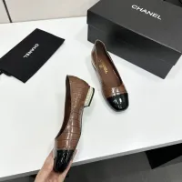 $112.00 USD Chanel Flat Shoes For Women #1432602