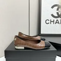 $112.00 USD Chanel Flat Shoes For Women #1432602