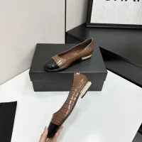$112.00 USD Chanel Flat Shoes For Women #1432602