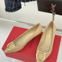 $108.00 USD Salvatore Ferragamo High-Heeled Shoes For Women #1432732