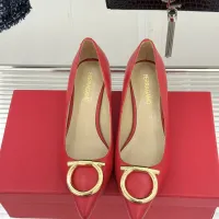 $108.00 USD Salvatore Ferragamo High-Heeled Shoes For Women #1432733
