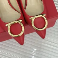 $108.00 USD Salvatore Ferragamo High-Heeled Shoes For Women #1432733