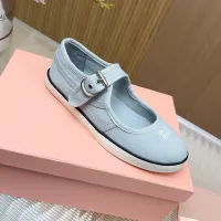 $76.00 USD MIU MIU Flat Shoes For Women #1433018