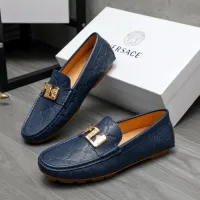 $72.00 USD Versace Leather Shoes For Men #1434078