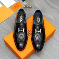 $88.00 USD Hermes Leather Shoes For Men #1434090