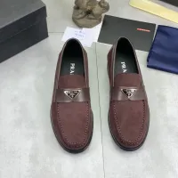 $102.00 USD Prada Leather Shoes For Men #1434247