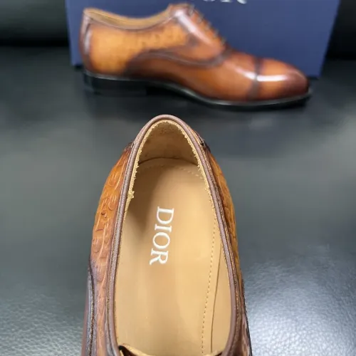 Replica Christian Dior Leather Shoes For Men #1434761 $165.00 USD for Wholesale