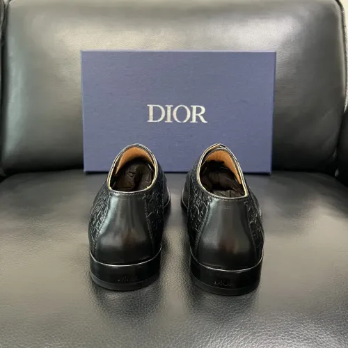 Replica Christian Dior Leather Shoes For Men #1434766 $165.00 USD for Wholesale