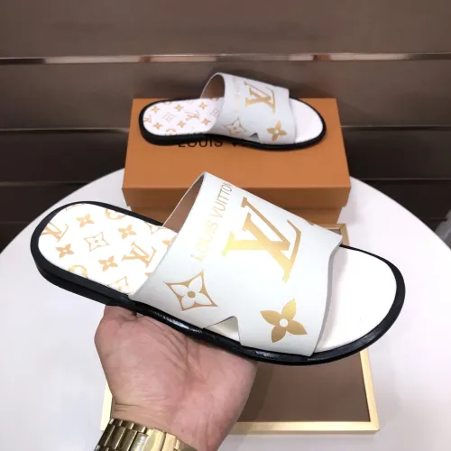 Replica Louis Vuitton Slippers For Men #1434845 $52.00 USD for Wholesale