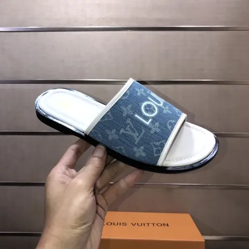 Replica Louis Vuitton Slippers For Men #1434850 $52.00 USD for Wholesale