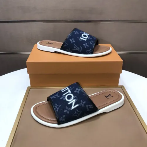 Replica Louis Vuitton Slippers For Men #1434851 $52.00 USD for Wholesale