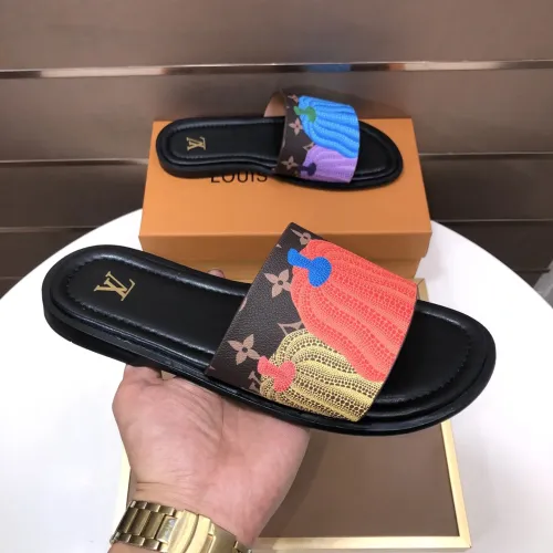 Replica Louis Vuitton Slippers For Men #1434860 $52.00 USD for Wholesale